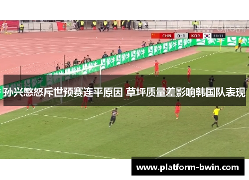 孙兴慜怒斥世预赛连平原因 草坪质量差影响韩国队表现