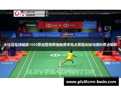 大马羽毛球超级1000赛完整观看指南赛事亮点赛程安排与精彩看点解析